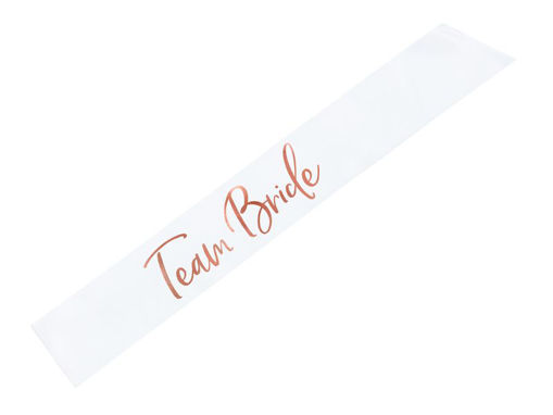 Picture of SASH TEAM BRIDE WHITE 75CM